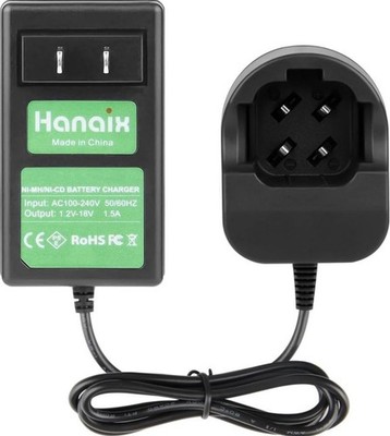 Hanaix 7.2V Max Ni-MH Battery Charger Fit for Dremel 7700-01 7700-02 Black