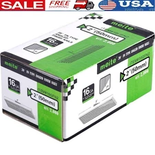 16 Gauge Angled Finish Nails 2 Inch 20 Degree Galvanized Nail Gun 2000 PCS New