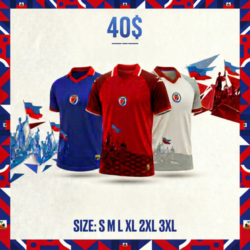 HAITI JERSEY S - 3XL (FREE DELIVERY)