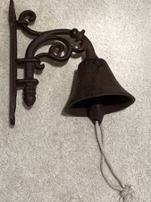 Decorative Cast Iron Door Bell-Wall Mounted Type-New Never Fitted