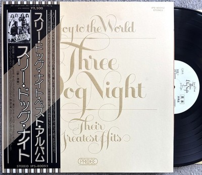 THREE DOG NIGHT Joy To The World JAPAN White Label Promo OBI NM VINYL IPS-80052