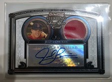 2005 Bowman Sterling - Jed Lowrie #BS-JL (AU, MEM, RC)