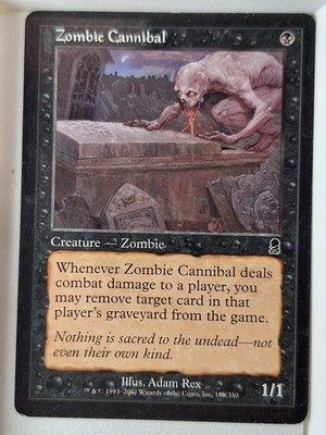 Zombie Cannibal - Odyssey - Magic the Gathering MTG Nice!