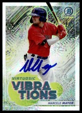 2022 Bowman Chrome Virtuosic Vibrations Marcelo Mayer Red Sox #VV-1 Signed JSA