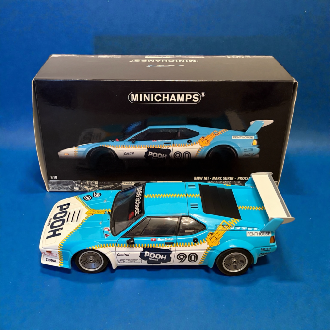 Minichamps BMW M1 Procar - M Surer 1980, Boxed 1/18 scale