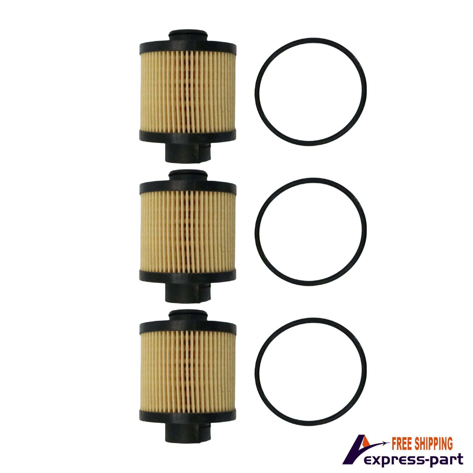 3 Sets New Oil Filter For Lamborghini Gallardo 07L115561C 2004-2008 US