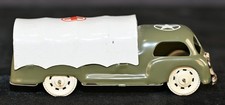 Vintage Marchesini US Army Truck Tin Toy Ambulance A.M.B. Bologna Italy