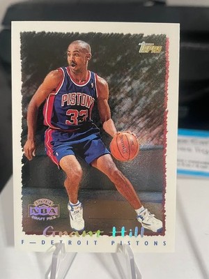 1994-95 Topps Spectralight Foil Grant Hill Rookie #211 (RC) Detroit Pistons HOF