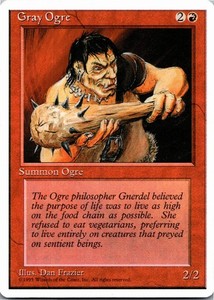 Gray Ogre (200/379) Fourth Edition Common
