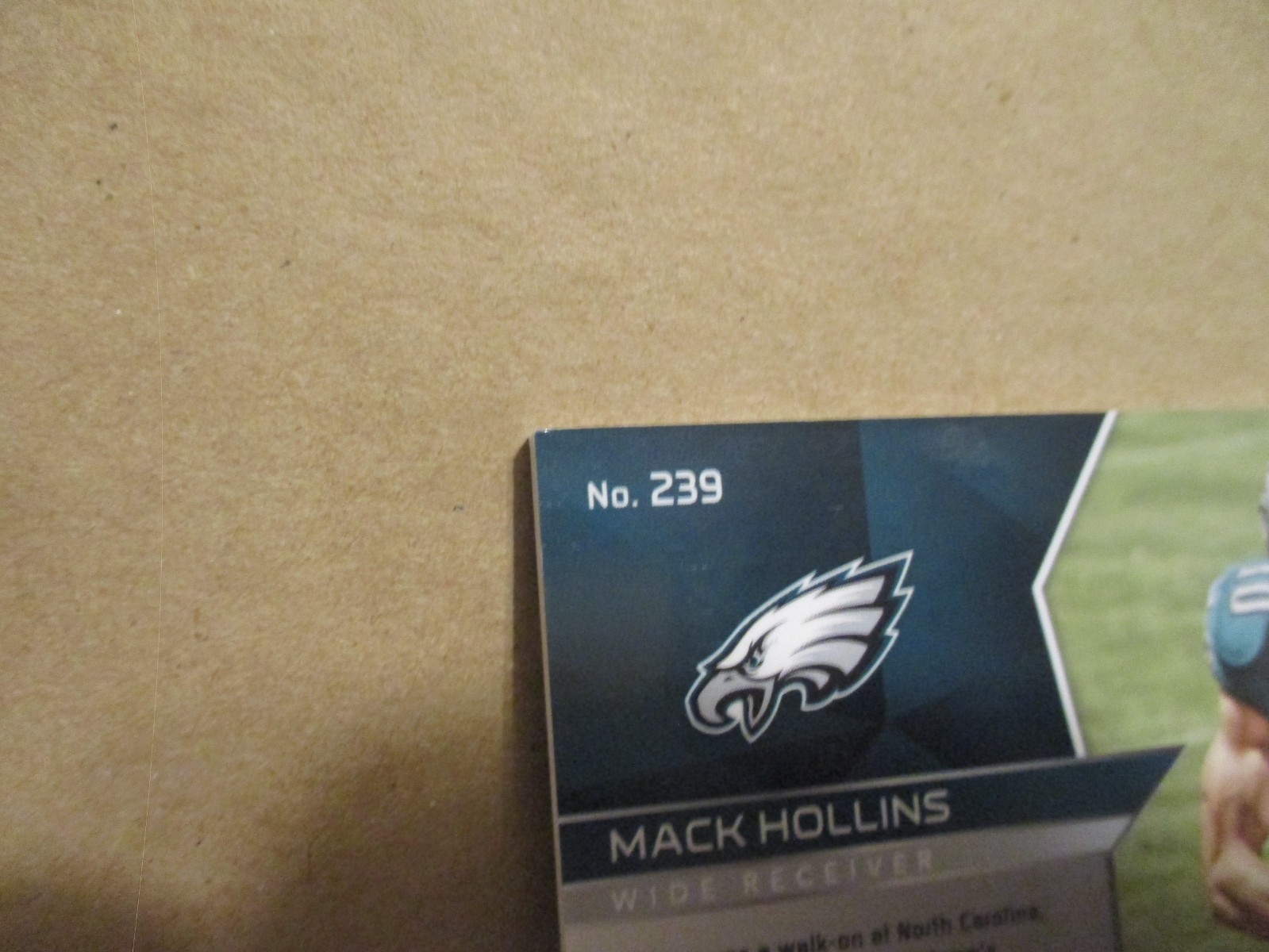 2017 PANINI SPECTRA MACK HOLLINS #239 RC NEON BLUE PRIZM 2 COLOR PATCH AUTO 9/75 view 11