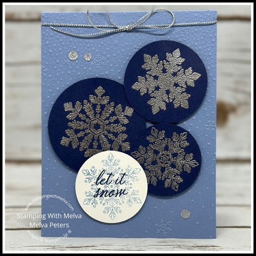 Stampin Up! SPARKLING SNOWFLAKES Stamps & TAG TOPPER PUNCH ***NEW*** #449 - Picture 7 of 19