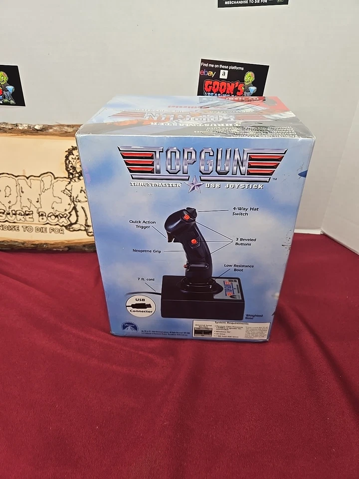 Top Gun Thrustmaster USB Joystick Vintage 1996 SEALED  - Image 4 of 4