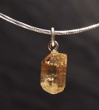 Edelstein Anhänger Kristall Naturspitze R-Z  Silber 925 Öse  Ketten Steinschatz