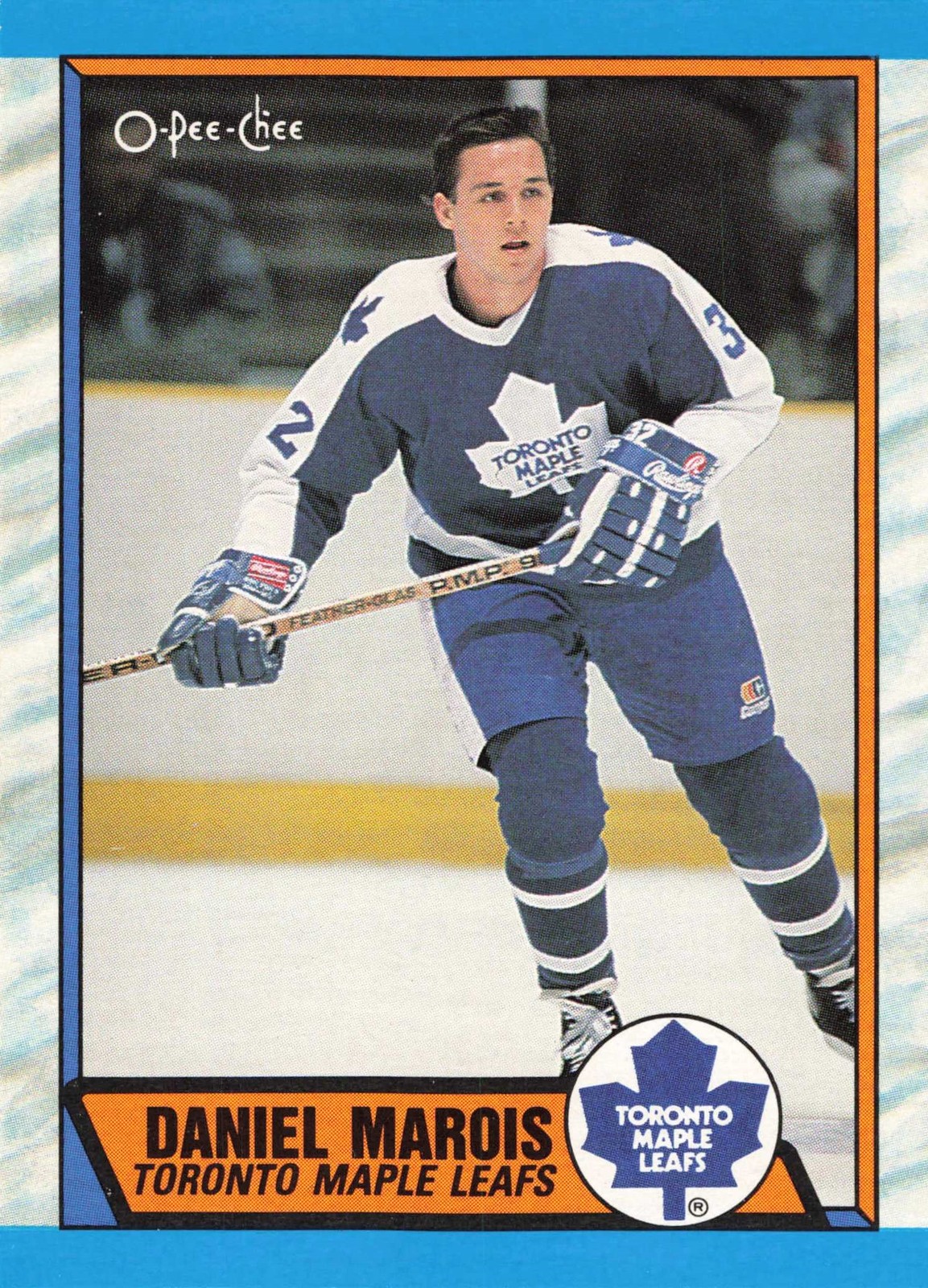 Daniel Marois 1989-90 O-Pee-Chee #273 Toronto Maple Leafs