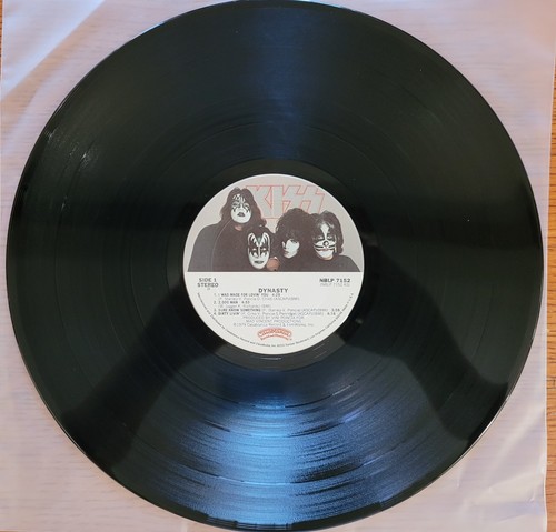 KISS Dynasty 1979 LP w/Poster + Inner 1st US Press VG/VG+ Original CLEAN VINYL - Foto 12 di 15