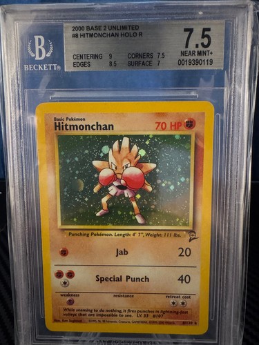 Hitmonchan graded BGS 7.5 for sale on eBay