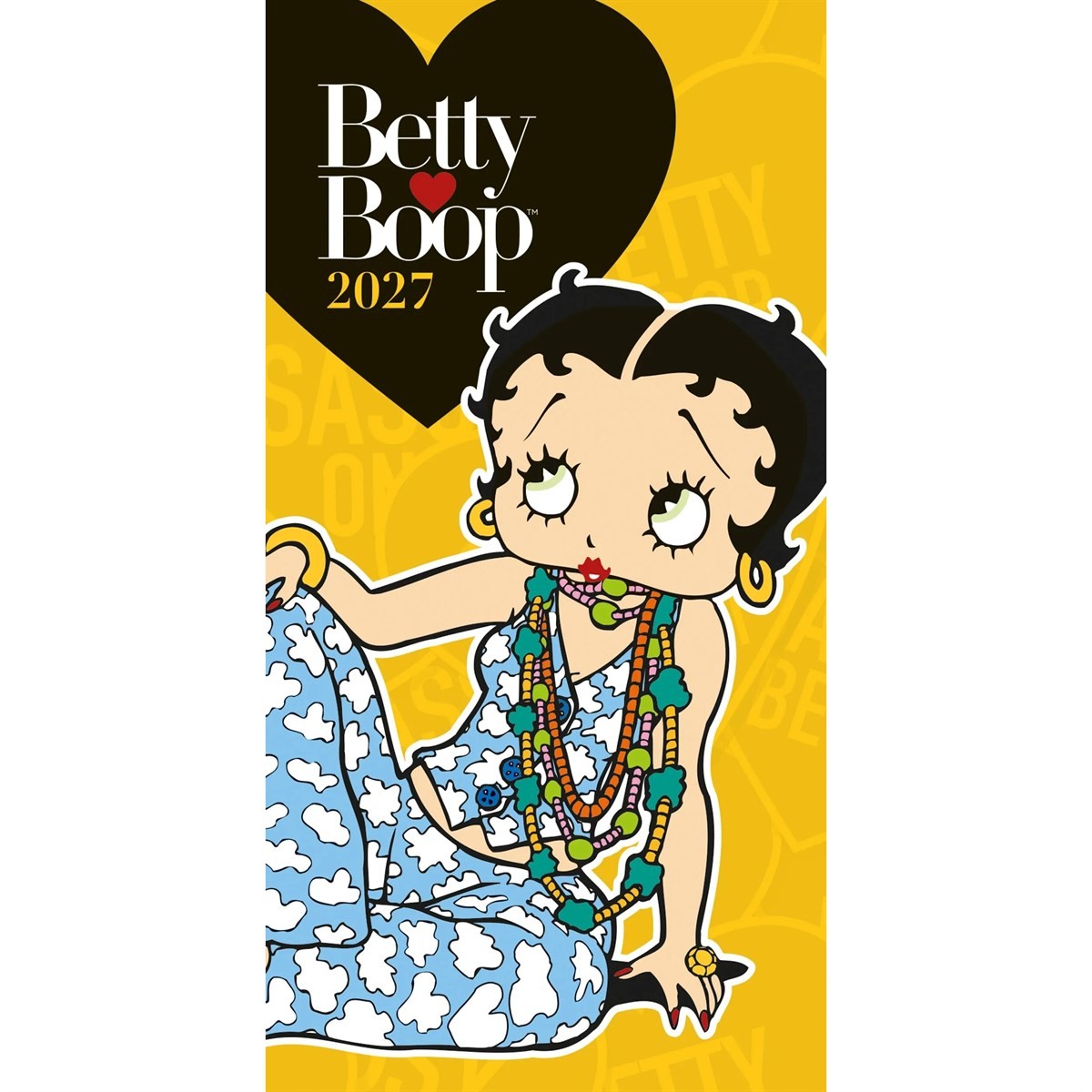 Betty Boop Slim Diary 2027, General Diaries, Two Week To View, Humour, Gift