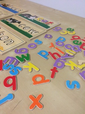 melissa and doug wooden letters and spelling boards