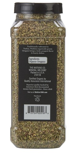 ORGANIC OREGANO LEAVES, 4.6 OZ. - Picture 2 of 2