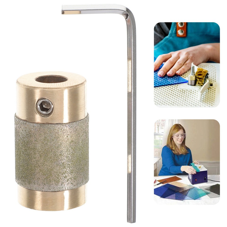 Glass Grinder Grinding Wheel Fine Bits Drill Electric Screwdriver eBay