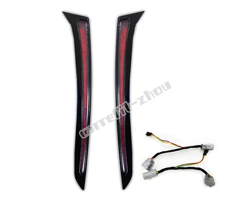 Rear Tail Lights Side LED Brake Signal Lamp Turn Light For Toyota Sienna 2021-23 - Image 4 of 4