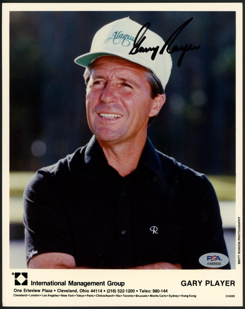 GARY PLAYER signed 8x10 photo (Golf Great - Autograph) PSA/DNA certified!