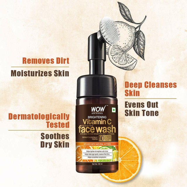 wow face wash vitamin c price