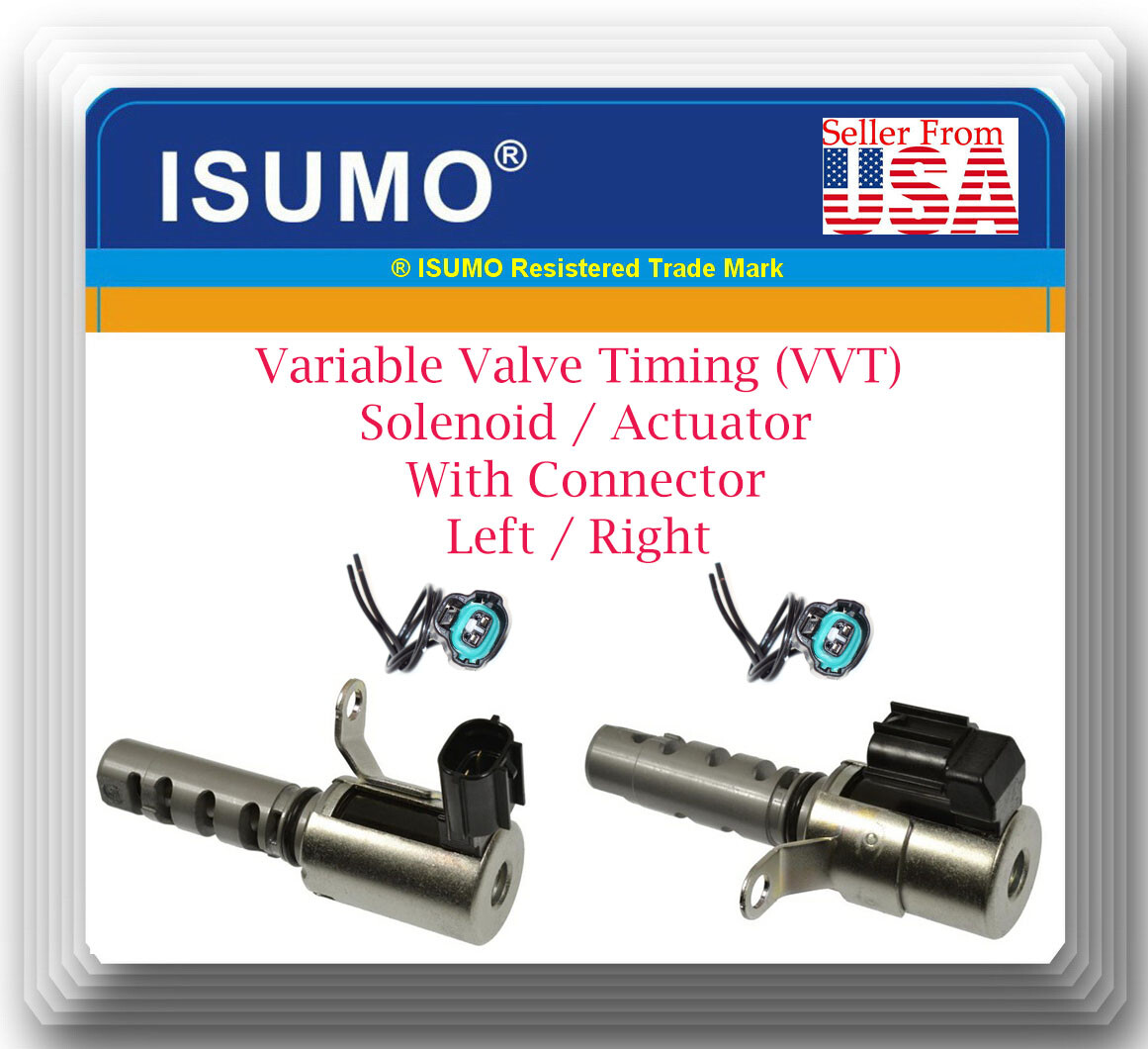 2 Variable Valve Timing Solenoid W/Connector Left/Right Fits Lexus Toyota 99-10 2 Variable Valve Timing Solenoid W/Connector Left/Right Fits Lexus Toyota 99-10