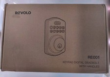 Revolo RE001 Electronic Keypad Deadbolt, Keyless Entry Door Lock, Keyed Entry