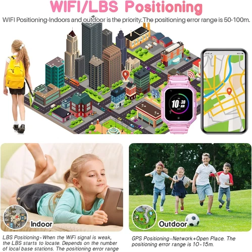 Kids 4G Smart Watchs Camera GSM Tracker SOS LBS Call Phone Game Watches Boy Girl - Bild 50 von 78