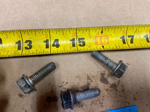 2007-2009 Jeep Patriot A/C LOWER ACCESSORY BRACKET BOLTS SET OF 3 - Picture 6 of 12