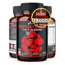 Panax Ginseng Testostero Booster, 120 Capsules-Testostero Booster, Muscle Health