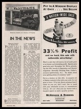 1933 McKesson & Robbins New York Milk Of Magnesia Tooth Paste Vintage Print Ad