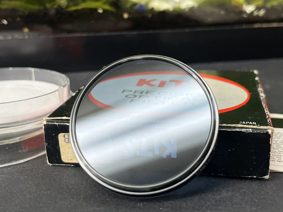 Kits Precision Optical Filter 49mm 80B, Vintage Blue Lens Filter Made in Japan - Image 4 of 4