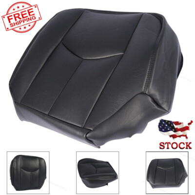 Fits Chevy Silverado 1500 2500 3500HD 2003-07 Driver Bottom Seat Cover Dark Gray