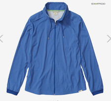 Exofficio Ensenada Long-sleeve Jacket Women's Nwt Admiral Blue Size Medium