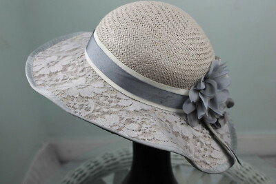 Stylish Cream and Gray Women\'s Hat Women main image 4