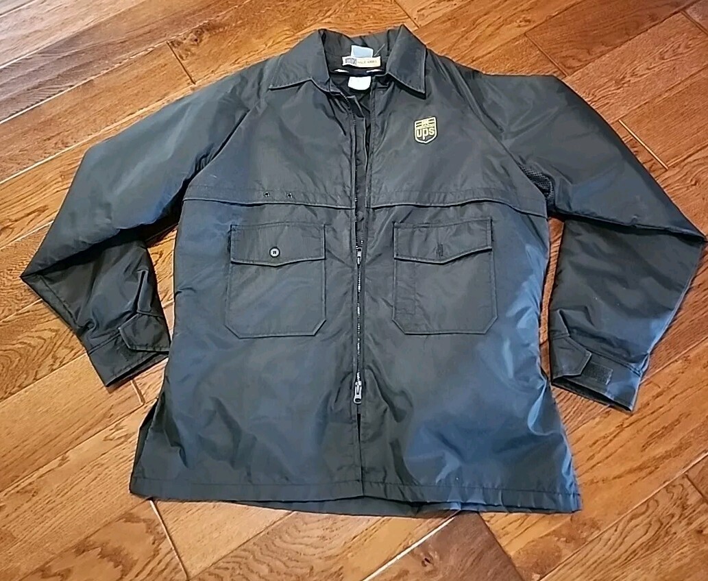 United Parcel Service UPS Jacket XL Vintage Old Style LOGO United Parcel Service UPS Jacket XL Vintage Old Style LOGO