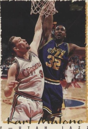 Karl Malone 1994-95 GOLD Signature Collectors Choice GERMAN NBA