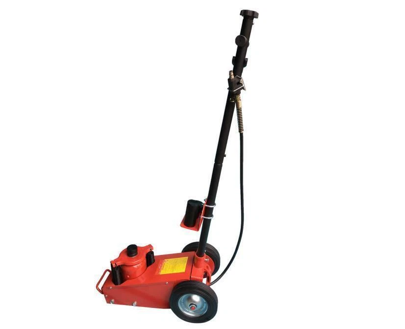 Hydraulic Air Floor Axle Bottle Jack w/ Wheels 22 Ton Lift Truck Bus Commercial