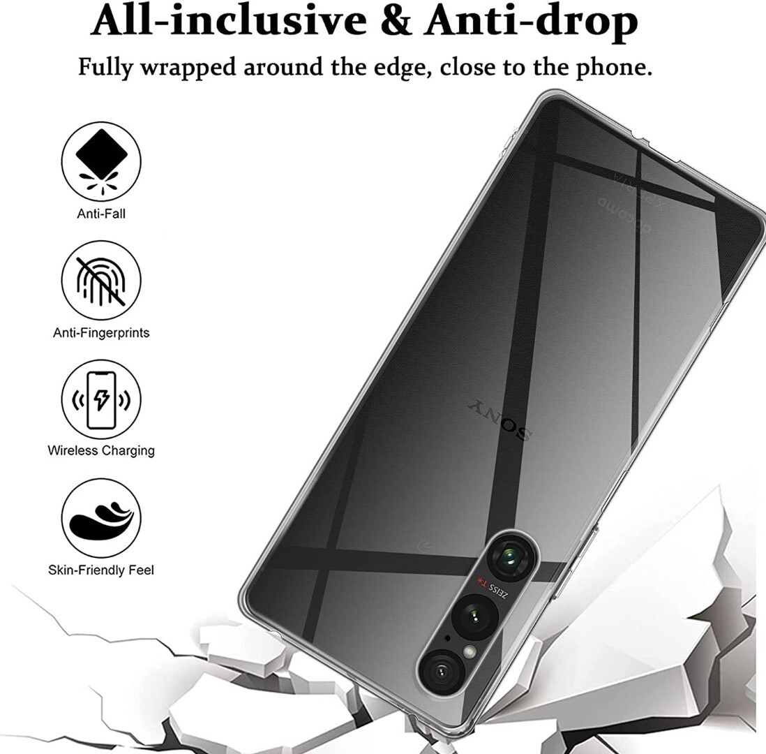Étui Pixfab Transparent Pour Sony Xperia – Silicone Anti-choc – Fin Et Robuste