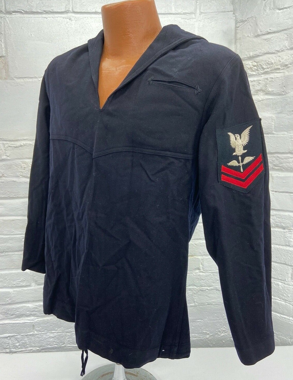 WWII US Navy Aviation Mechanic Working Blue Jumper Top | eBay