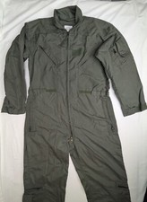 U.S. Military Coveralls Men's Flame Resistant Summer Flyers One Piece Size 44R