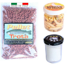 Kit Esche Trota Lago Pellet + Pasta + Camole Esca Trote Lago TP