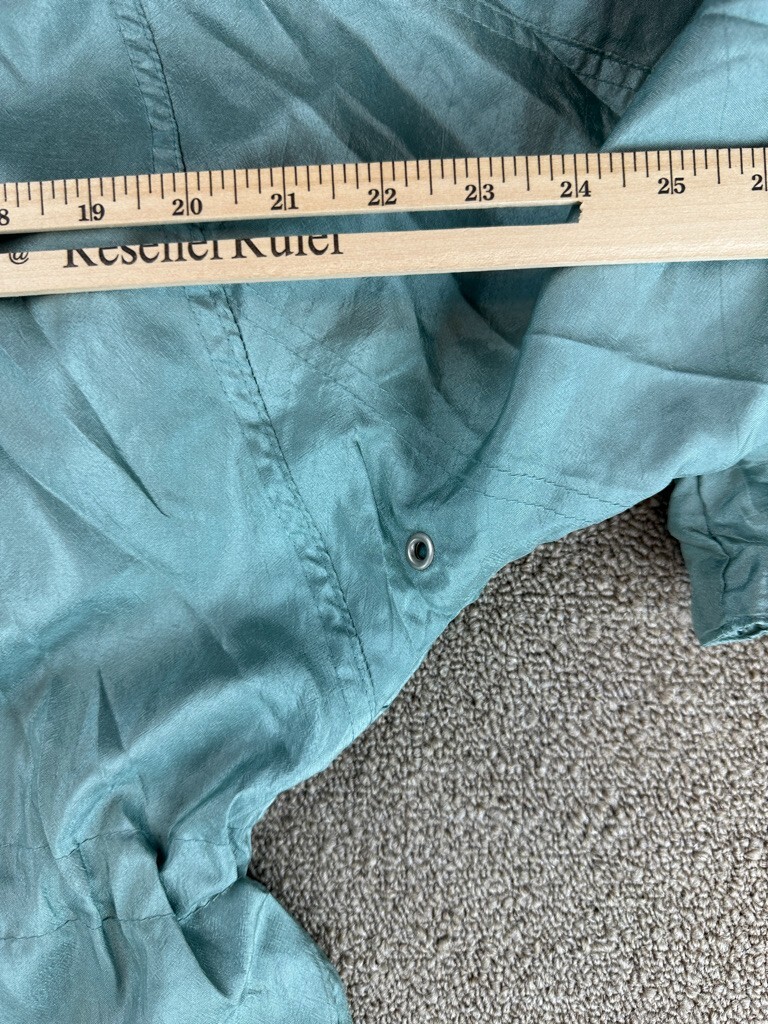 Basic Editions Rain Coat Jacket Windbreaker Mint … - image 7