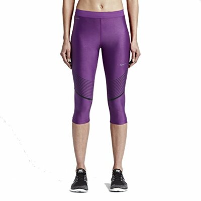 purple nike capris