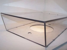 LRT Lexan Hood Scoop 4500 Dominator Carb CLEAR Drag Racing  Ram Air NEW