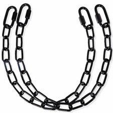 2 Pack Heavy Duty Swing Chains for Hanging Porch Chair Kit