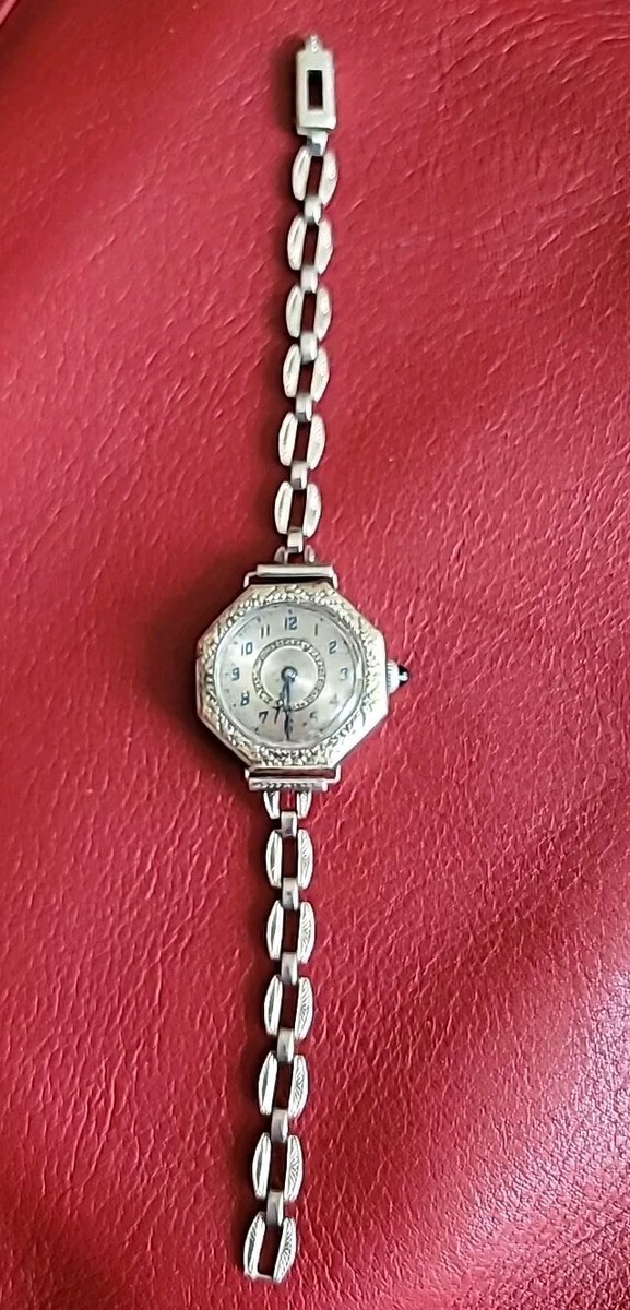 ANTIQUE ETNA LADIES WATCH 14K ROLLED G.F. 16 JEWELS -Needs  display picture 2