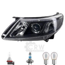 Fanale Sinistro Incl. Osram Lampade H7 H9 Con Lwr Motore per Saab 9-3 Cabriolet